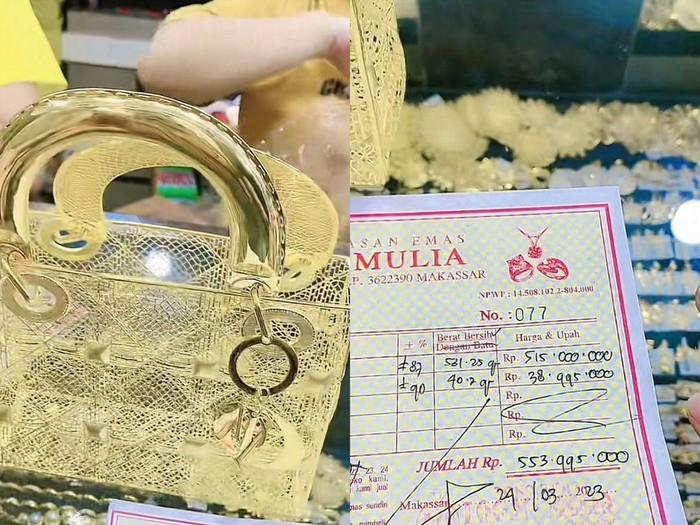 Wanita Makassar tular ‘tayang’ beg tangan emas RM150,108