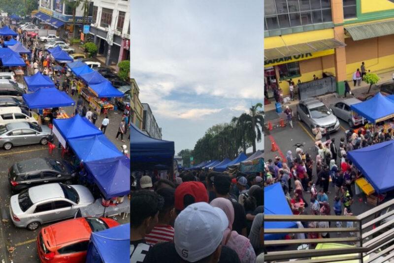 Peniaga nak menjual, orang awam pun nak park kereta di lokasi sama