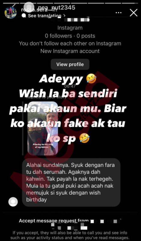 Individu Ini Berang Sera Wish Birthday Shuk Sahar