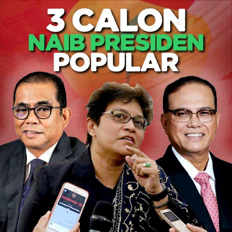 3 calon Naib Presiden Umno popular