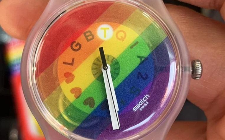 Logo LGBTQ Punca Jam Tangan Swatch Di Rampas