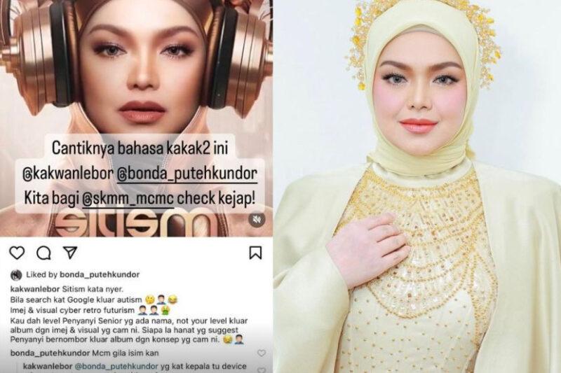 Siti Nurhaliza ‘sound’ netizen hina kulit album, tergamak tuduh gila