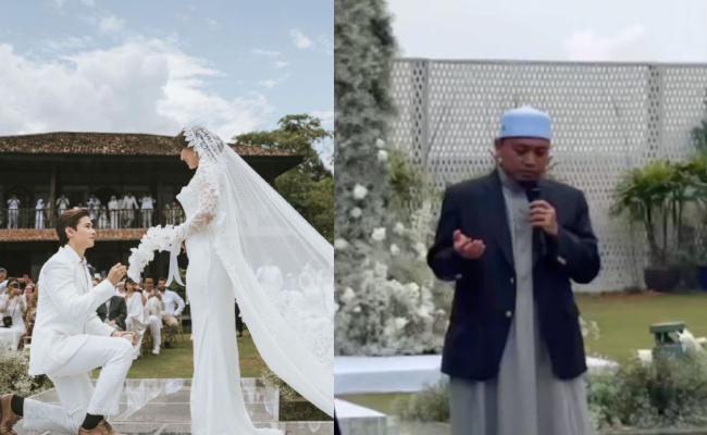 Ustaz Wadi Pejelas Isu Hadir Majlis Resepsi Ala Barat Janna & Dini [VIDEO]