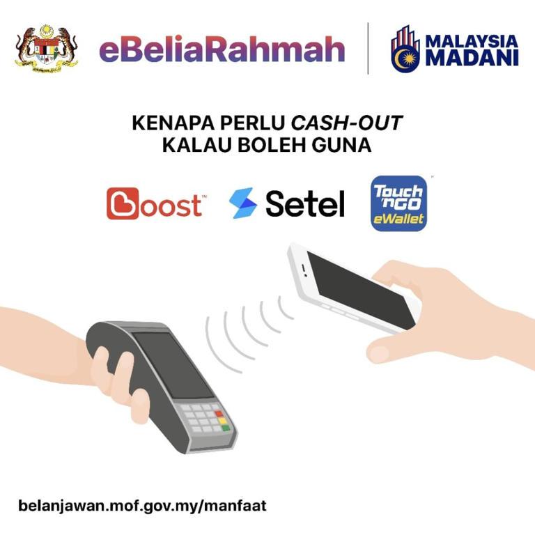 Police say 14 youths scammed for trying to cash out their RM200 eBeliaRahmah credit