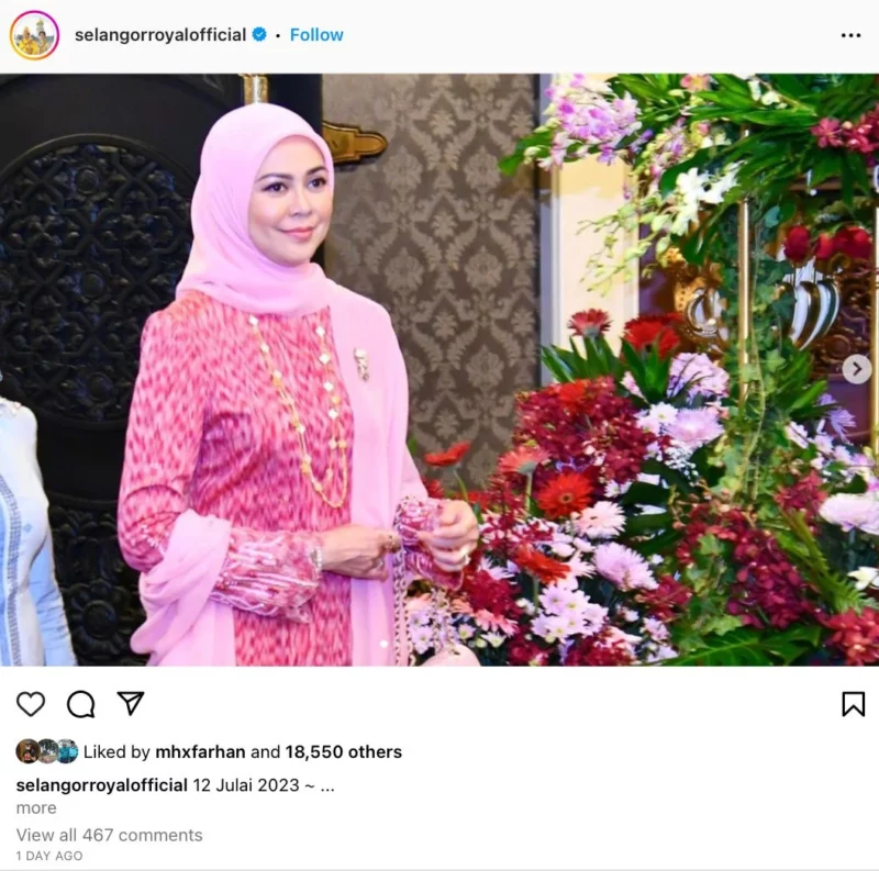 Sungguh Menawan Penampilan Terkini Tengku Permaisuri Selangor Lepas Balik Haji