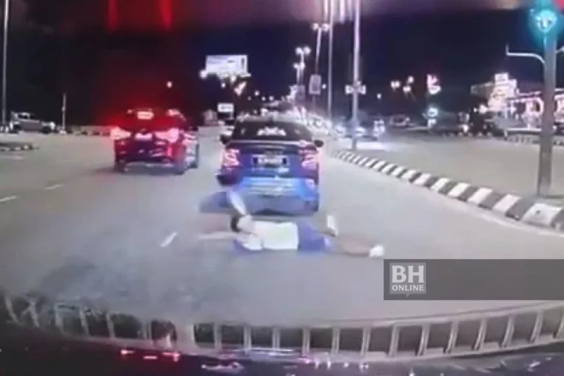 Polis Perak cari lelaki baring atas jalan raya