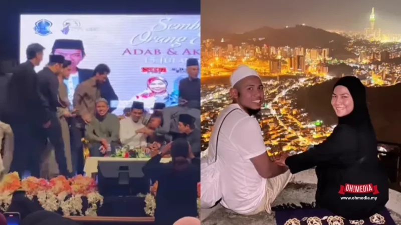 Nabil Ahmad Sengih Sampai Telinga Dapat Salam, Duduk Sebelah Ustaz Abdul Somad [VIDEO]