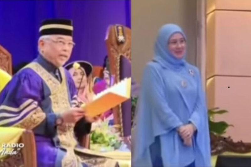 Sweet sangat! Agong ajak graduan UiTM nyanyi lagu birthday untuk Tunku Azizah