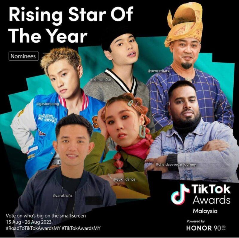 Ryan Bakery, Khairulaming & Siti Nordiana Antara Pencabar TikTok Awards Malaysia