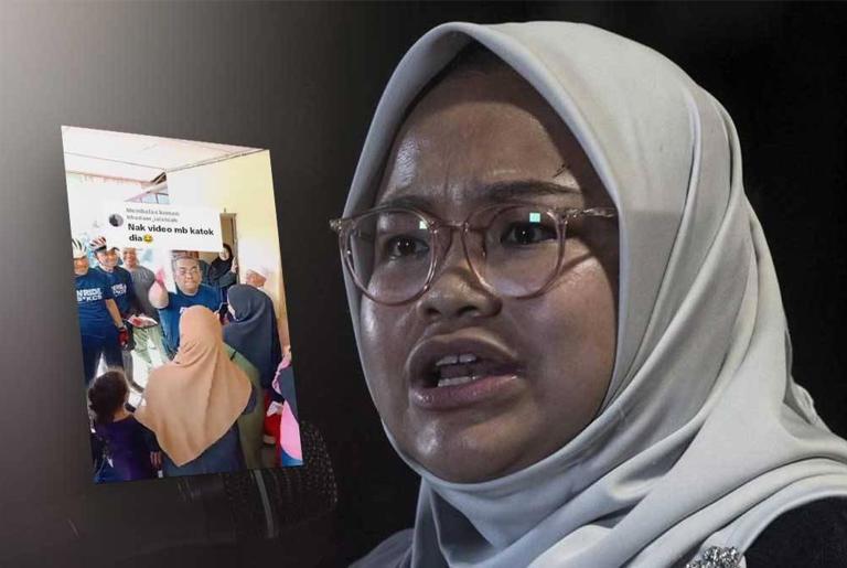 Kedah MB's act of hitting woman's head with rolled paper slammed as impolite