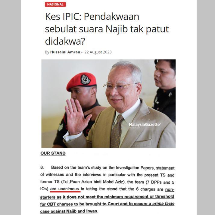 Genap setahun Najib di Kajang, adakah akan terus dianiaya?