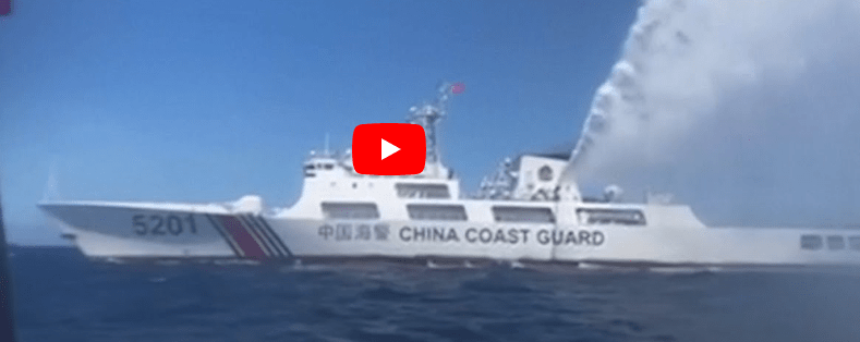 Kapal ditembak meriam air, Filipina kemuka bantahan terhadap China