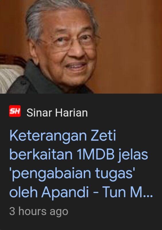 Mahathir akan gelabah di Mahkamah.