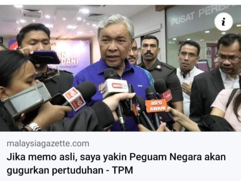 Konspirator kes kes palsu Najib dan Zahid sedang tersepit