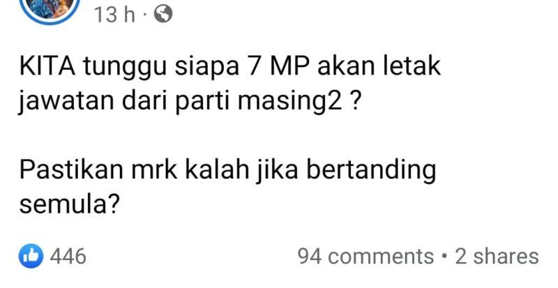 Siapakah 7 MP yang dikatakan bakal jadi 'KATAK'?