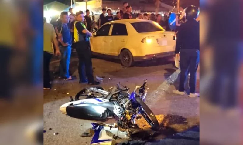 Penunggang motosikal maut dirempuh kereta langgar lampu isyarat merah