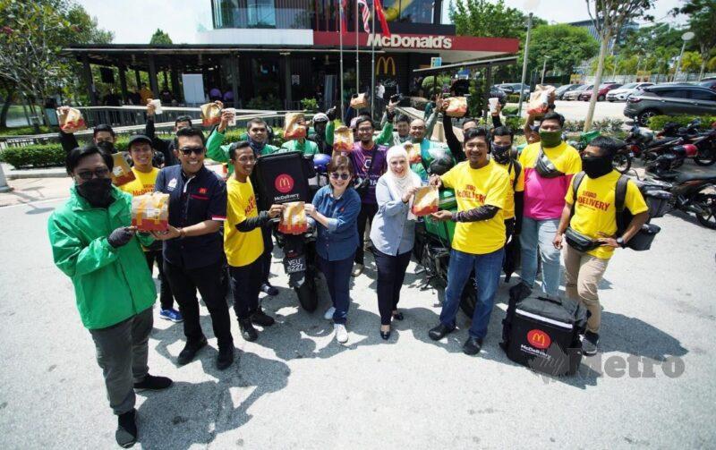 McDonald's belanja 'rider' makan