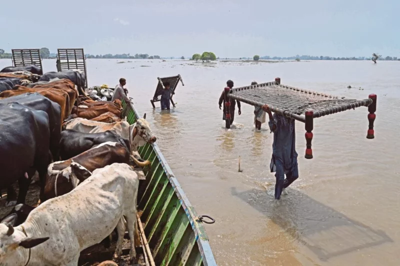 Banjir besar: 100,000 penduduk terpaksa dipindahkan