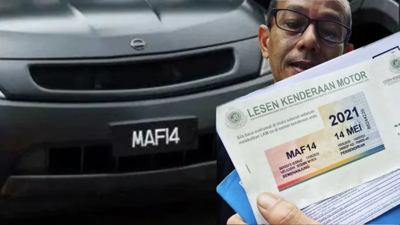 Azhar Sulaiman Nak Jual Nombor Pendaftaran MAF 14, Buka Bidaan Bermula RM1.85 Juta