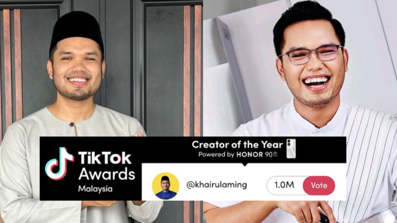 Khairul Aming Terharu Berjaya Raih Lebih 1 Juta Undian Di TikTok Awards