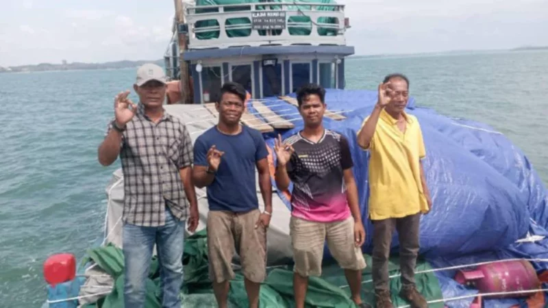 4 kru kapal Indonesia ditemui terdampar di Pulau Pemanggil