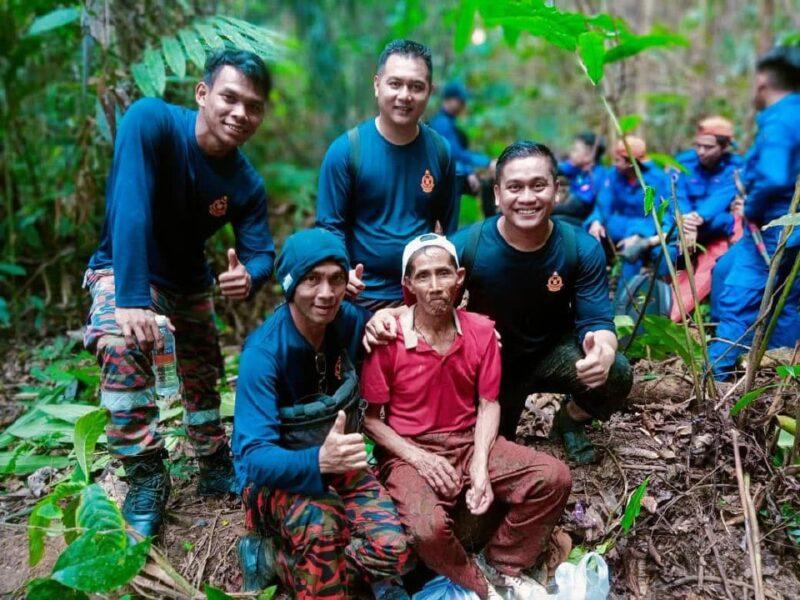 Warga emas ditemui selamat selepas 3 hari hilang ketika cari katak