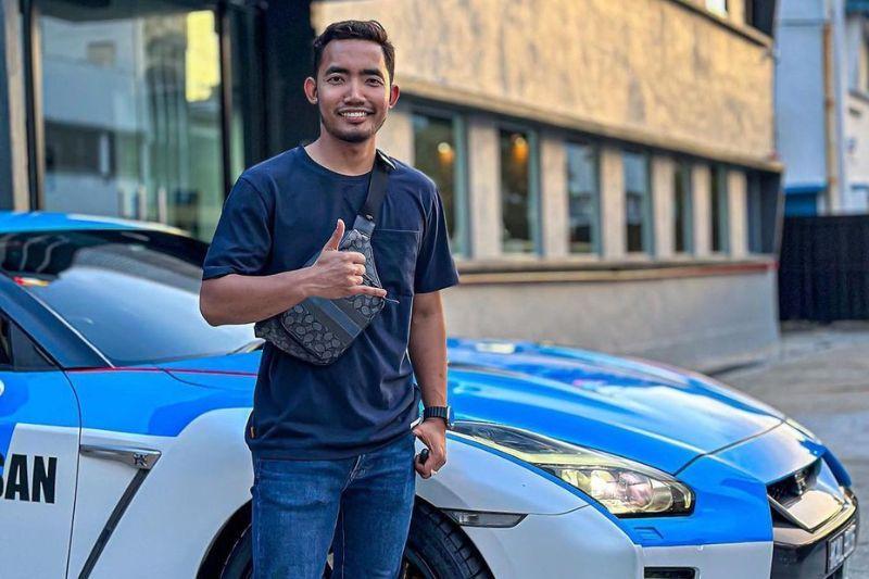 Abang Tesla Kongsi foto bersama Baby Shima dan Mondy Tattoo