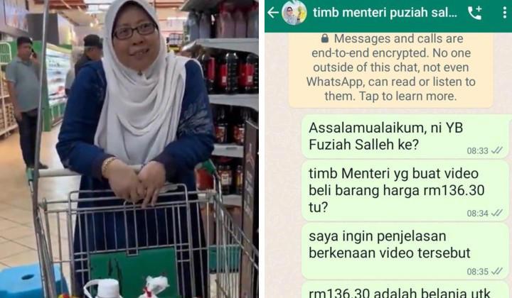 Grocery Shopping Gone Wrong: Netizens Roast Deputy Minister’s RM136.30 Bill