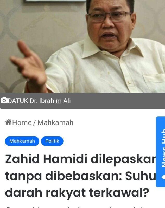 Mahathir alih isu memo bocor kepada isu pembebasan Zahid