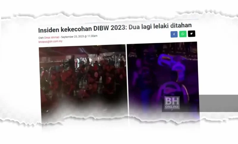 Pergaduhan DIBW: Seorang yang ditahan positif dadah