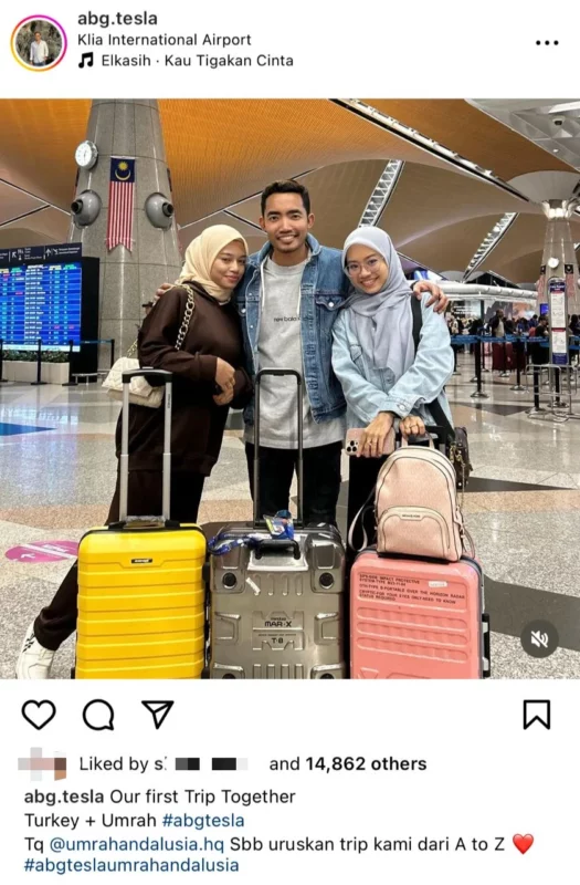 Abang Tesla Anggap Isteri Pertama Hadiah Terindah