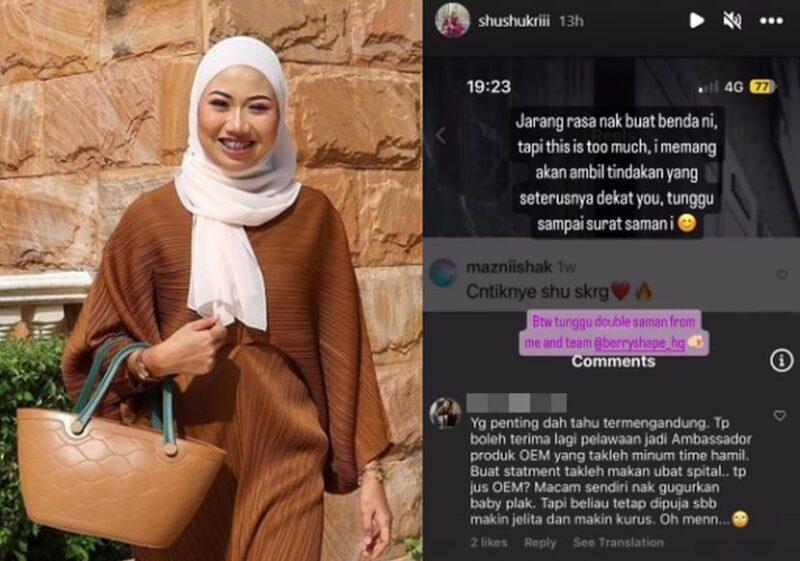 Bekas isteri Hafidz Roshdi minta individu tunggu surat saman