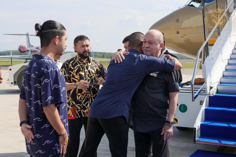 Johor Sultan returns home after being named as the next King