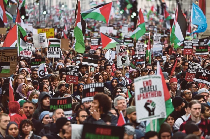 Lebih 100,000 sertai perhimpunan solidariti bersama Palestin