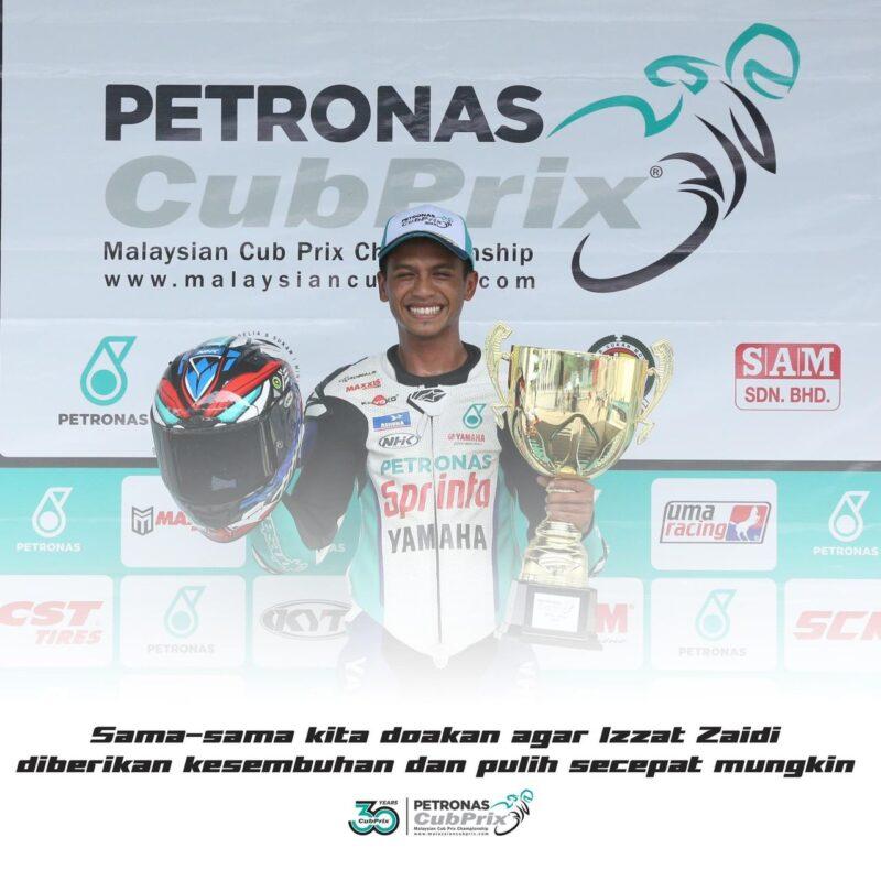 Pelumba CKJ Racing Team kritikal selepas terlibat kemalangan ngeri