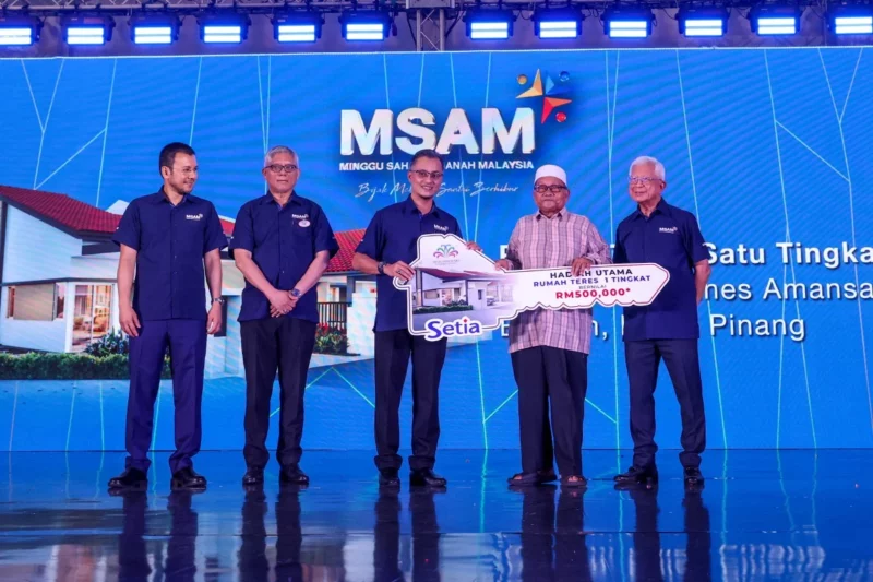 Warga emas menang rumah RM500,000 di MSAM 2023