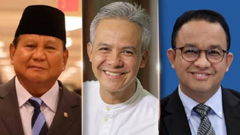 Anies, Ganjar, Prabowo calon Presiden Indonesia 2024