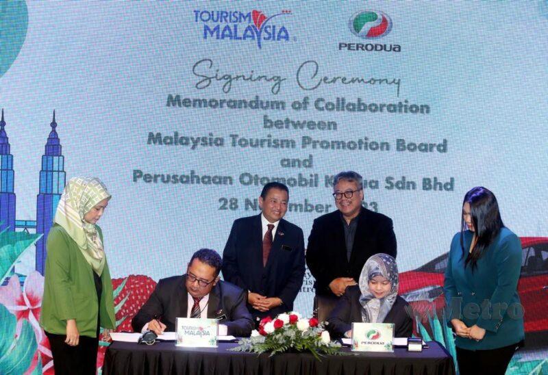 Perodua, Tourism Malaysia jalin kerjasama tiga tahun