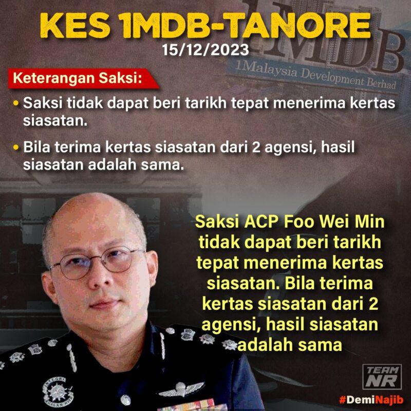 1MDB Tanore, perbicaraan tangguh, saksi kena covid