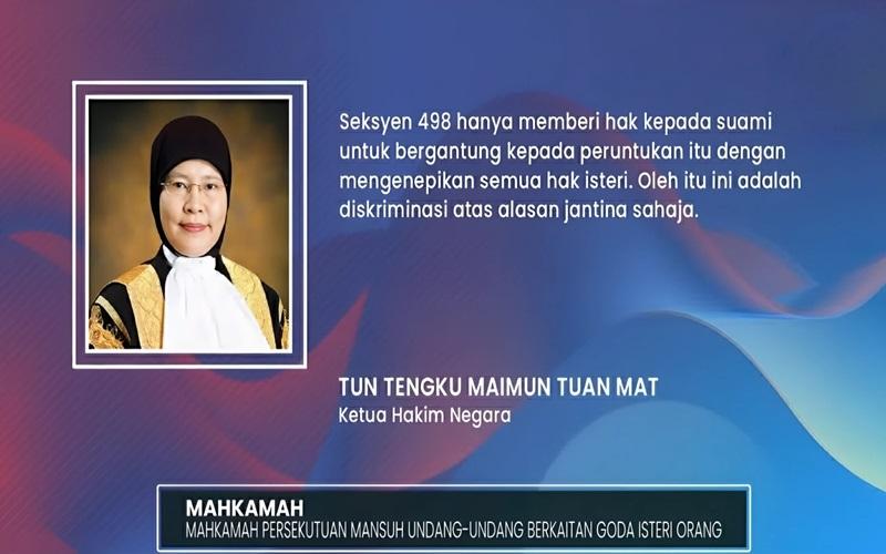 Isu Mahkamah Persekutuan Mansuhkan Seksyen 498 KK (Mengganggu Isteri Orang)