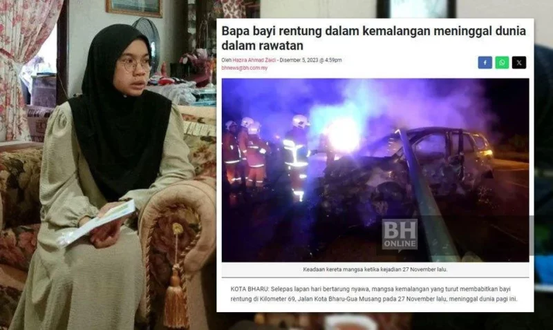 Bayi rentung, suami meninggal, Hasifah kerap terjaga jam 4 pagi