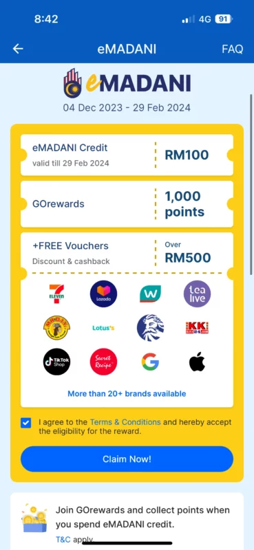 
Ini Cara Betul Untuk Tebus RM100 eMADANI