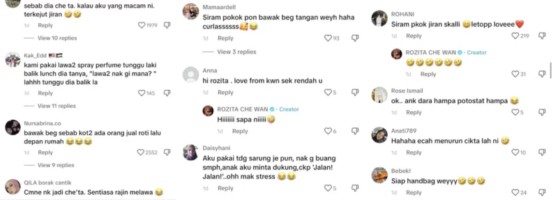 Pakaian Che Ta Untuk Menyiram Pokok Cetus Perhatian Ramai!  [VIDEO] 