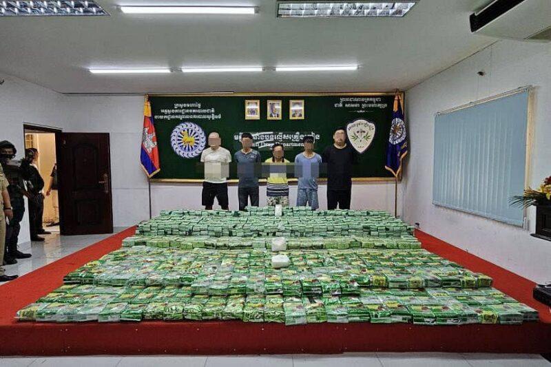 5 foriegners arrested fo drug trafficking in Combodia