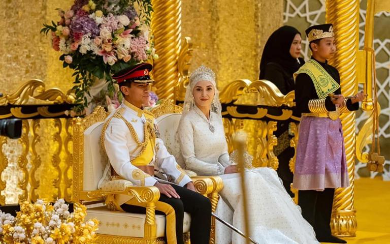 PM and wife attend Brunei prince’s wedding