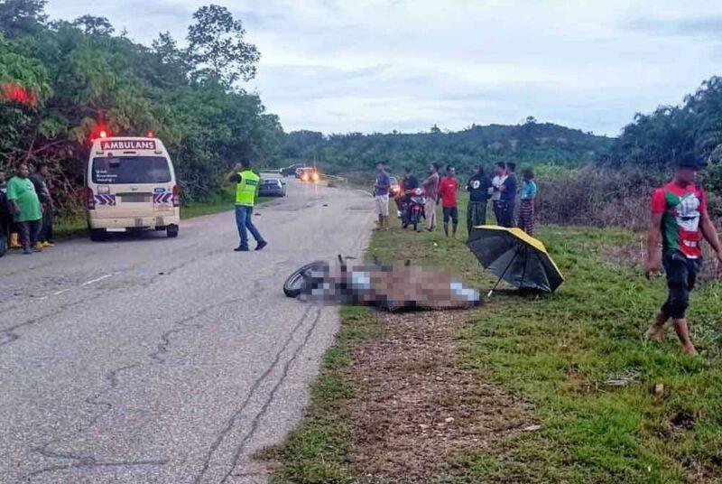 Ajal dalam perjalanan pulang ke rumah