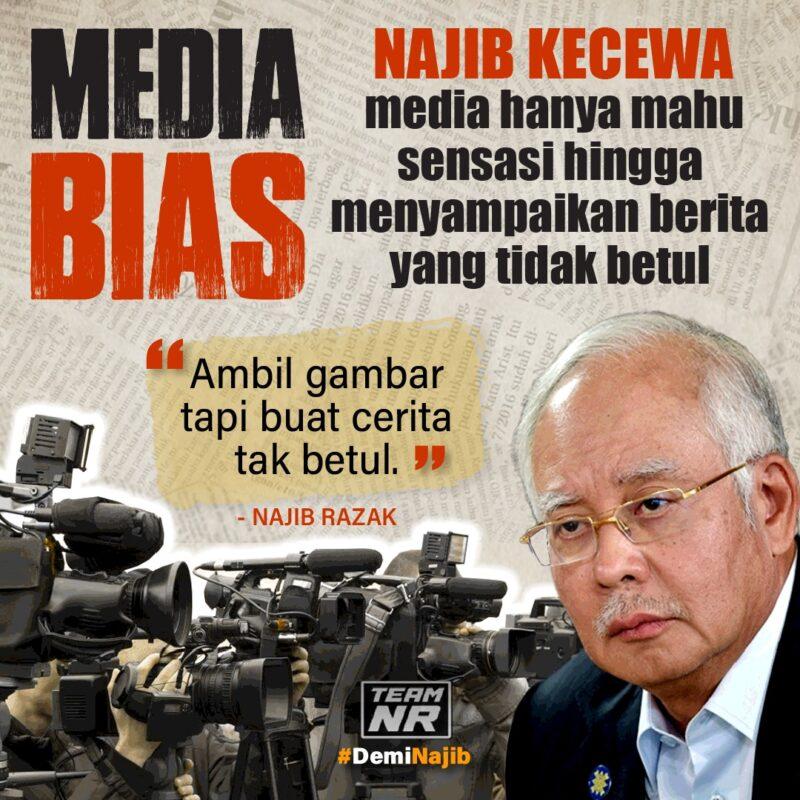 "Ambil gambar tapi tulis semua tidak betul" - Najib