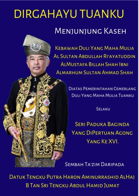 “Menjunjung Kasih Tuanku"