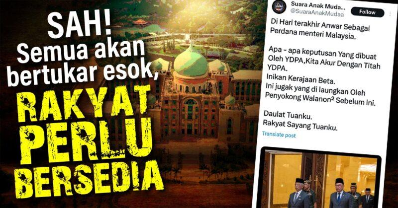 Sah! Semua akan bertukar esok, rakyat perlu bersedia