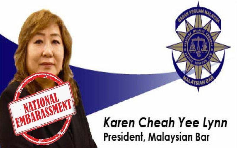 Karen Cheah Tak Layak Jadi Presiden Majlis Peguam